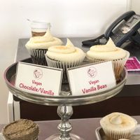 Chocolate/Vanilla & Vanilla Bean at Yummy Cupcakes - Burbank in Burbank