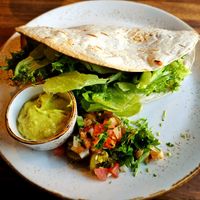 Tortitza vegana. at Maya Bar and Grill in Helsinki