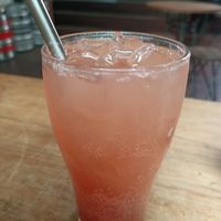 House Strawberry Soda at Lucky Duck Café & Bar in Highgate Hill
