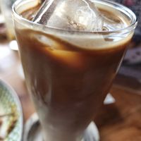 Flat white oat milk at Warung Dua Hati in Canggu