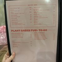 Menu april 2025  at Warung Dua Hati in Canggu