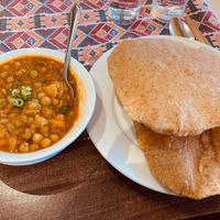 Aloo matar puri at Yak The Himalayan Kitchen in Swindon