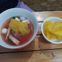 Sweet noodle soup (didn't get the exact name!) at Krua P S - ครัวพี่เอส in Chumphon