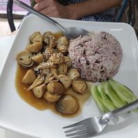 Teriyaki mushroom at Krua P S - ครัวพี่เอส in Chumphon