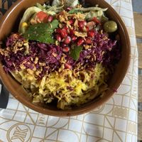Vegan kapsalon  at Kwat - Kebab With A Twist in Antwerpen