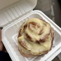 Cinnamon bun   at Coffee Place in Tbilisi