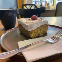 Orange olive oil cake  at Coffee Place in Tbilisi