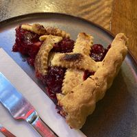 Cherry pie  at Coffee Place in Tbilisi