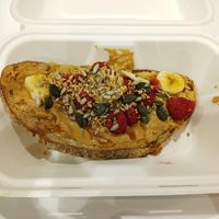 Chunky Nut Butter sourdough toast at DUB - Nomad - T1 in Dublin