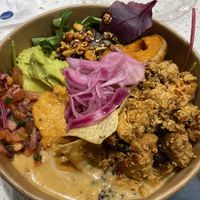 Mexican grain bowl with chili tofu  at DUB - Nomad - T1 in Dublin