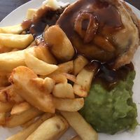 Vegan mince and onion pie  at Nottingham House in Sheffield