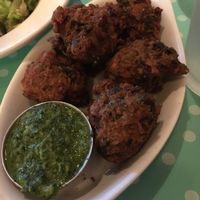 Pakora appetizer at Civilization in Gainesville