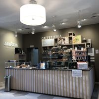 The coffee shop interior   at Caffetteria Paideia in Turin