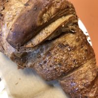 Orange croissant   at Caffetteria Paideia in Turin