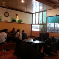 Rear seating  at Lunar Cafe in Phnom Penh