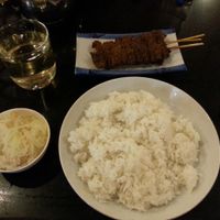 Roasted mushrooms and rice. Yummm!  at Lunar Cafe in Phnom Penh