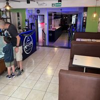 A few tables inside  at Vegan Palermo in Buenos Aires