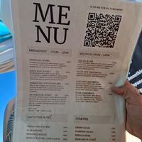 Menu front at Tom & Jerry in Arugam Bay