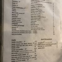 Carte  at Vege - Brancion in Paris