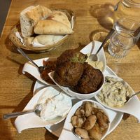 Assortiment de 6 entrées végétariennes  at Vege - Brancion in Paris