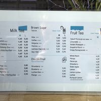 menü  at Bubble Bauch in Berlin