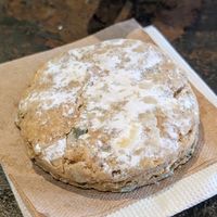 Gluten free vegan galleton at La Colona in Puerto Natales