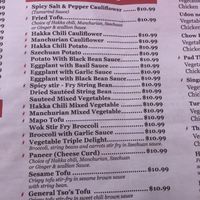 Menu   at Teng's Restaurant in Levittown