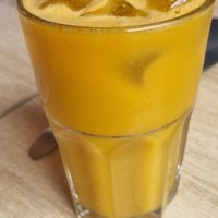 Radical raw juice at Madame Waffle in Lincoln