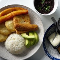 Bandeja paisa at Noqa Vegan in Lima