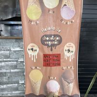 V ice creams   at Noqa Vegan in Lima