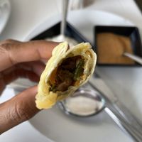 Mock meat filled  at Noqa Vegan in Lima