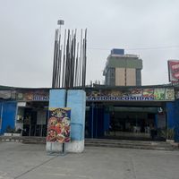 The entrance to the food courtt #Veganuary at Noqa Vegan in Lima