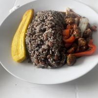 Tacu Tacu with loin  at Noqa Vegan in Lima