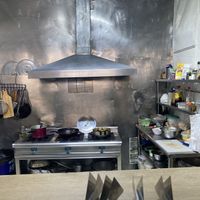 Where are the cooking gets done?  at Noqa Vegan in Lima