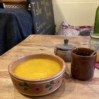 Jamaica (hibiscus) juice/water/tea with sugar or honey to taste   at ART Libreria in San Cristobal De Las Casas