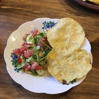 Ya comí mitad de la porción cuando tomé la foto, porque era tan rico!!  at ART Libreria in San Cristobal De Las Casas