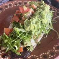 Huarache vegano  at Aztecas Mexican  in San Isidro De El General
