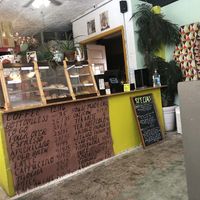 Waiting area separate from dining room   at Modern Times Cafe in Minneapolis