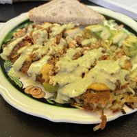 Vegan breakfast hash  at Modern Times Cafe in Minneapolis