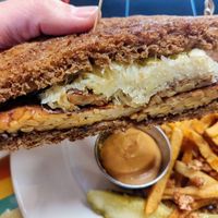 Vegan Reuben! This was a special and not always available at Modern Times Cafe in Minneapolis