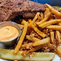 Vegan Reuben! This was a special and not always available at Modern Times Cafe in Minneapolis