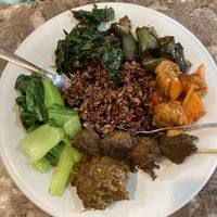 Red rice   at Karuna in Semarang