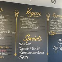 Menu  at Clementine's Naughty & Nice Creamery in St Louis