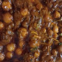 Chana masala at Kohlis Waterfront Indian Restaurant in Batemans Bay