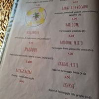 Menu at Hommus Como in Como