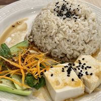 Tofu and rice came with the meal   at The Leaf 绿叶坊 - Georgetown in Penang