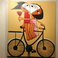 Nice paintings inside. at The Leaf 绿叶坊 - Georgetown in Penang