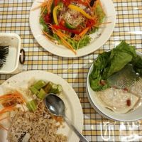 Salad and dumpling set. at The Leaf 绿叶坊 - Georgetown in Penang