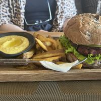 A vegan burger, forgot the name   at Eco Taste in Gerokgak