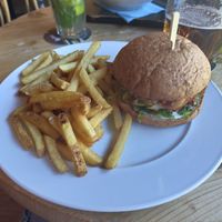 Vegan burger at NãPLAVKA in Hradec Kralove